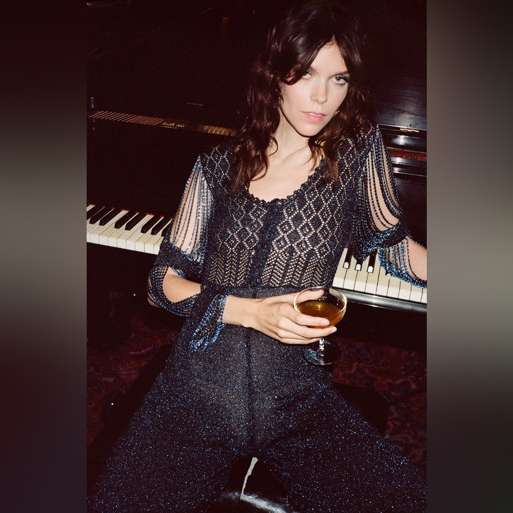 Stoned Immaculate x Stellaire Stardust Lurex Jumpsuit - Picture 4 of 11